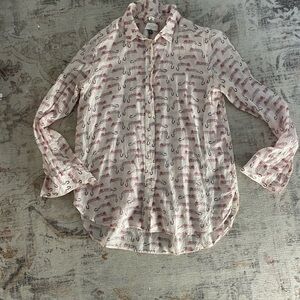 Women’s Pink Patterned Shirt